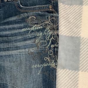 Aeropostale Early 2000s skinny flare Hailey style jeans size 3/4 womens